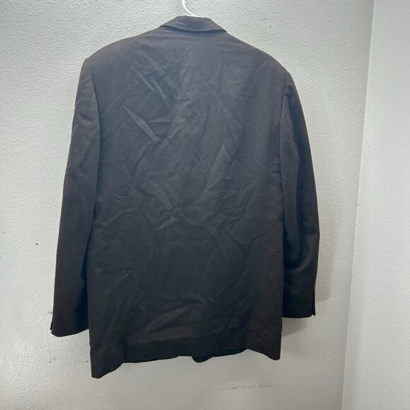 Pal Zileri Loro Piana 46L Wool Cashmere Sport Jacket Brown Blazer Suit 3 Button - Picture 2 of 8